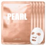 LAPCOS Pearl Sheet Masks, Day by day Face Masks with Probiotics to Make clear Sk... - Image 2