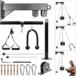 LAT Pulldown Attachments Pulley System Fitness center Tricep Rope Pull Down Prepare... - Image 2