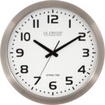 La Crosse Know-how Wall Clock, Steel, 16-inch Dia. (WT-3161WH) - Image 2