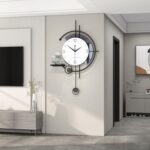 Giant Wall Clock for Dwelling Room Decor Fashionable Ornamental Wall Clock wi... - Image 2