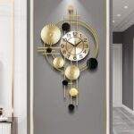 Giant Wall Clocks for Dwelling Room,Silent Non Ticking,Battery Operated ... - Image 2