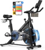 MERACH Indoor Biking Bike, Train Bike for House with Magnetic, Blue... - Image 2