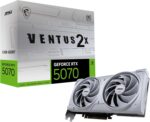 MSI Gaming RTX 5070 12G Ventus 2X OC White Graphics Card (12GB GDDR7, ... - Image 2