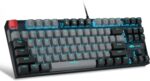 MageGee 75% Mechanical Gaming Keyboard, Blue Change, LED Backlit, 87 Ok... - Image 2