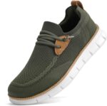 Males's Strolling Boat Footwear Slip On Informal Loafers Non Slip Snug L... - Image 2