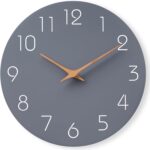 Mosewa Wall Clock Silent Non Ticking Ornamental for Kitchen Bed room Ba... - Image 2