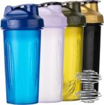 Mr. Pen- Shaker Bottles for Protein Mixes, 28 oz, 4 Pack, Colourful Professional... - Image 2