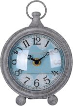 NIKKY HOME Classic Coastal Seaside Blue Desk Clock House Decor for Kitch... - Image 2