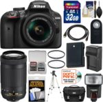 Nikon D3400 Digital SLR Digicam & 18-55mm VR & 70-300mm DX AF-P Lenses ... - Image 2