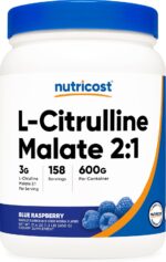 Nutricost L-Citrulline Malate 2:1 (600 Grams) (Blue Raspberry) - Image 2