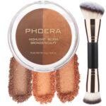 PHOERA Contour Palette,Shades with Highlighter & Bronzer & Blush,Non-g... - Image 2