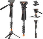 Skilled Digicam Monopod with Ft, 73.2 inch Aluminum Moveable Tra... - Image 2