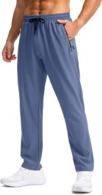 Pudolla Males's Light-weight Mountaineering Pants Fast-Dry Out of doors Sweatpants wi... - Image 2