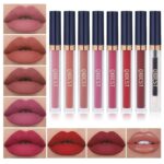 QiBest 7Pcs Matte Liquid Lipstick + 1Pcs Lip Plumper Make-up Set Package, P... - Image 2
