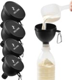 RED HARE Premium Protein Powder Containers with Sturdy Aluminium Carab... - Image 2