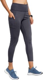 RIYU Excessive Waisted Leggings for Ladies with Pockets | Exercise and Yoga L... - Image 2