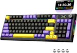 Redragon K725LBY Wi-fi Mechanical Keyboard with Display and Knob, Tr... - Image 2