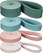 Retrospec Raise Resistance Pull Up Help Band Set for Working Out,... - Image 2