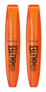 Rimmel Scandaleyes Mascara, Excessive Black, 12mL (0.41 Fl Oz), Pack of ... - Image 2