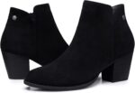 SHIBEVER Ladies's Ankle Boots Heel: Chunky Low Heeled Almond Toe Quick ... - Image 2