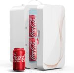 SUAVO Mini Fridge for Bed room Skincare Fridge 6L/8 Cans Small Refriger... - Image 2