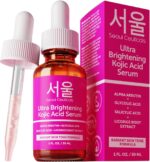 SeoulCeuticals Korean Pores and skin Care Kojic Acid Serum Alpha Arbutin – Darkish ... - Image 2
