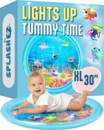 SplashEZ Lights Up Tummy Time Water Mat for Infants, 30" X-Massive Child W... - Image 2