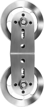 Swivel Twin Pulleys 360° Rotation Curler Double Pulley Wheel for DIY H... - Image 2