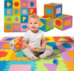TOYVELT Foam Puzzle Flooring Mat for Children 12x12-16 Interlocking Play Mat ... - Image 2