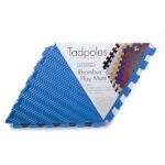 Tadpoles 12-Piece Rhombus Formed Playmat | Interlocking Foam Mats | So... - Image 2