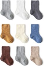 Toddler Socks Unisex Child Child Crew Cotton Cuff Socks for Toddler Women... - Image 2