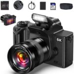 True 5K Digital Cameras for Images - 80MP WiFi Autofocus Vlogging... - Image 2