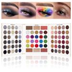 UCANBE Eyeshadow Make-up Palette 86 Colours, Matte Black Gray Silver Smo... - Image 2