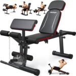 Upgraded Adjustable Weight Bench with Leg Extension and Leg Curl, 9 Ba... - Image 2