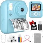 W & O On the spot Print Digicam for Children, 2.5K UHD On the spot Print Digital Ca... - Image 2