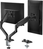 WALI Twin Monitor Stand for 17-32 inch Laptop Screens, Twin Monitor ... - Image 2