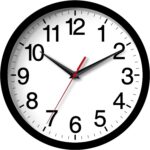 Wall Clock Fashionable 8 Inch Battery Operated Silent Non Ticking Small Ana... - Image 2