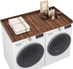 Washer Dryer Countertop,27.5" x 54" Wooden Topper for Laundry Room Organ... - Image 2