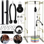 Weight Cable Pulley System Gymnasium Upgraded Health LAT and Elevate Pulley At... - Image 2