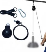 Weight Cable Pulley System Fitness center,Pulley Wheel 360 Diploma Rotating 3.54in... - Image 2