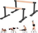 Picket Parallel Bars 20" Size 12" Peak,Dip Bar with Thick Beech Ha... - Image 2