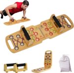 Picket Transportable Push up board, foldable health power coaching push... - Image 2