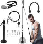 Yes4All Weight Plate Loading Pin 1 inch and a pair of inch, Health LAT Cable ... - Image 2