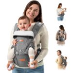 besrey Child Provider with Hip Seat New child to Toddler, Summer season Mesh Fron... - Image 2