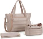 mommore Diaper Bag Tote with Stroller Organizer Puffer Bag Giant Capac... - Image 2