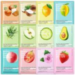 12 Pack Face Masks Pores and skin Care,Sheet Masks Set,Facial Masks for Girls Care... - Image 2