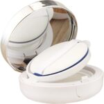 15g 0.5oz empty cushion basis compact, luxurious white silver edg... - Image 2