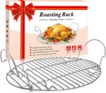 16.5inch Oval Roasting Rack for Oven, Items for Mother Males Spouse, Stainles... - Image 2