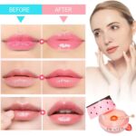 Honey Pot Propolis Lip Masks - 4 Pack (2 Honey + 2 Strawberry) Hydratin... - Image 3