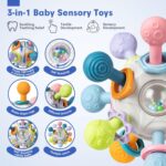 Child Sensory Teething Toys Set, Montessori Child Toys 6-12 Months, Incl... - Image 4